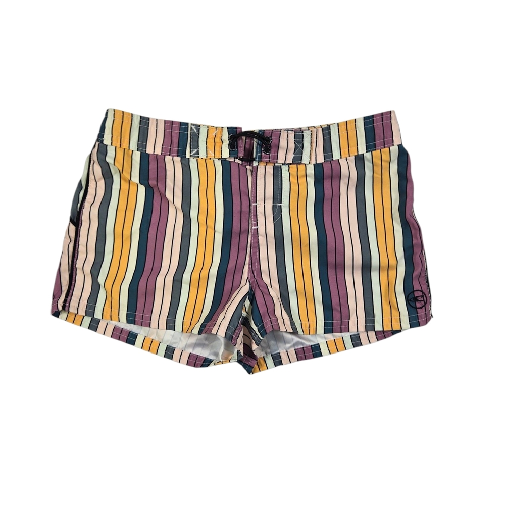 O'neill Striped Multicolor Girls Shorts Sz12